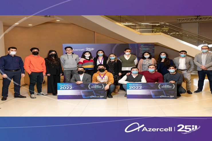 ® Böyük maraqla izlənilən “Azercell Hackathon 2022” yarışması başa çatdı!