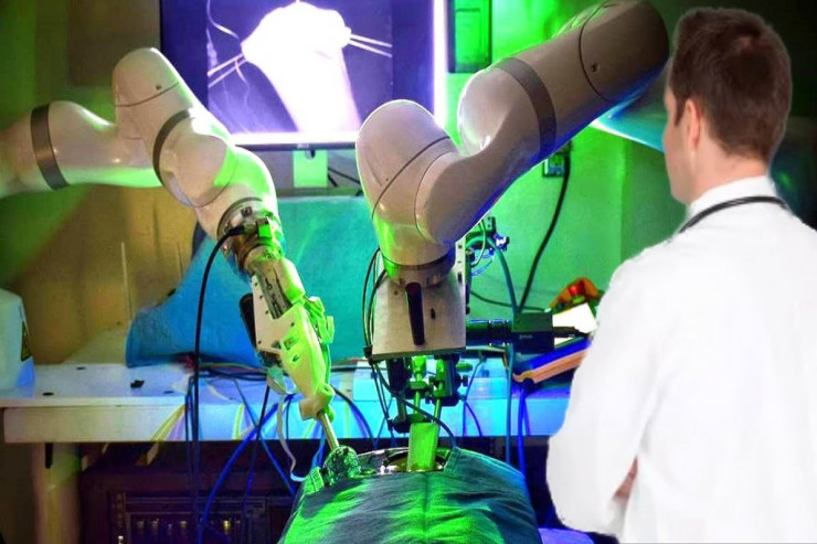  Robot cərrah   insan köməyi olmadan əməliyyat keçirdi