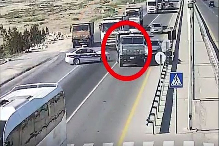 "KamAZ" sürücüsü polisdən belə qaçdı, sonra şöbəyə gəlib...  - HADİSƏ ANI 