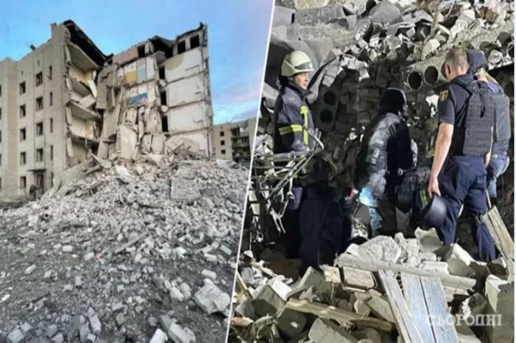 Rusiya Ukraynada 5 mərtəbəli binanı atəşə tutdu, 6 nəfər öldü, 9 yaşlı uşaq...