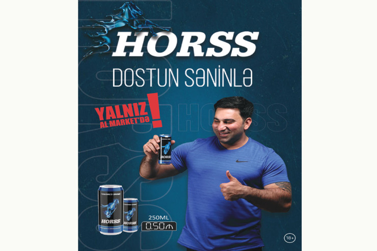 Hacı Əliyev “Al Marketlər”in xüsusi içkisi “Horss”un siması oldu!® 