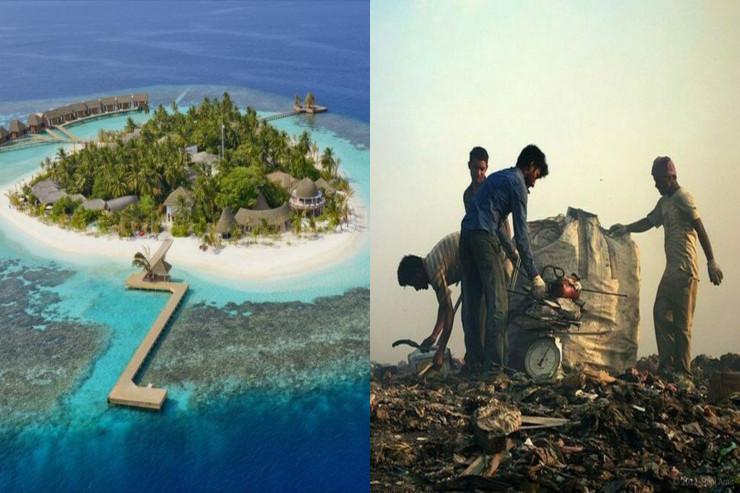 Bura heç də cənnət deyilmiş – Maldiv adalarından  görüntülər
