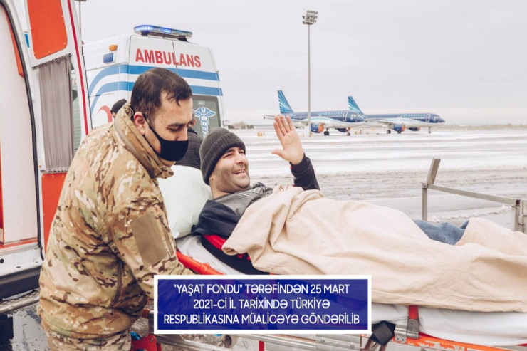 Daha bir qazi Türkiyədə sağalıb qayıtdı