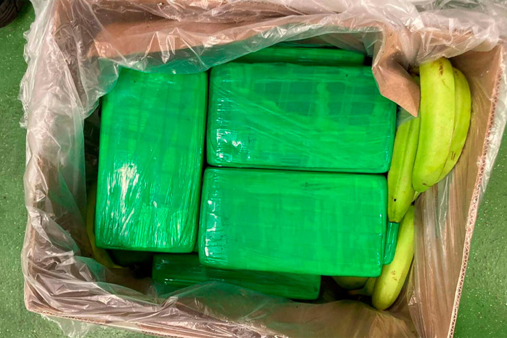 Banan qutularından 50 milyon dollara yaxın kokain çıxdı