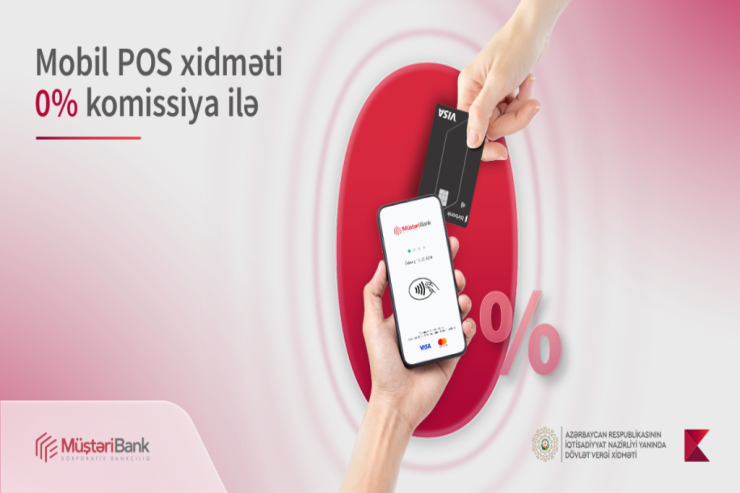 Sahibkarlar Mobil-POS xidmətindən komissiyasız istifadə edəcəklər® 
