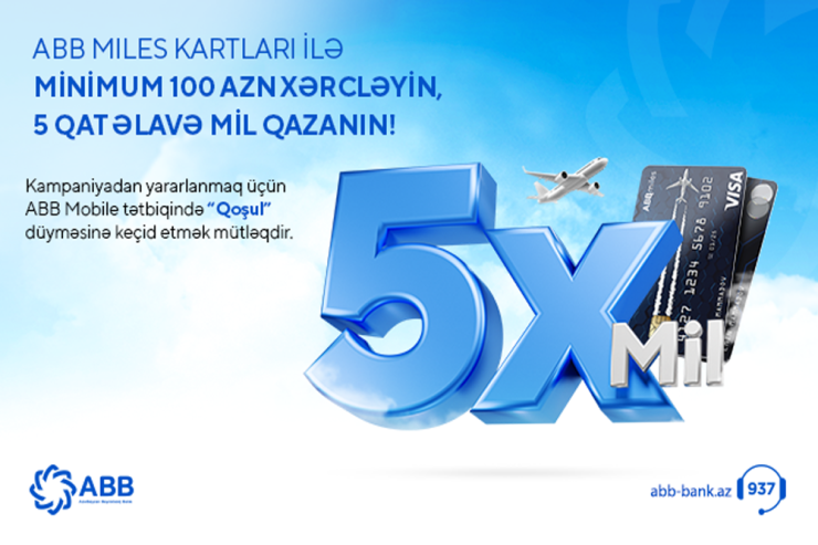 ABB Miles-dan 5 qat əlavə mil hədiyyə® 