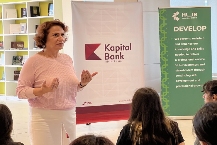 ® Kapital Bank tələbələrin inkişafı üçün növbəti tədbiri keçirdi