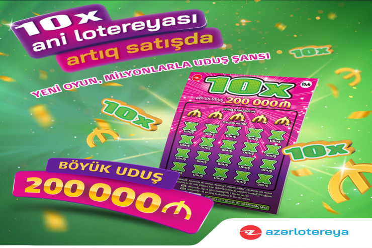 Rekord uduş fondlu, bol uduşlu “10X”® 