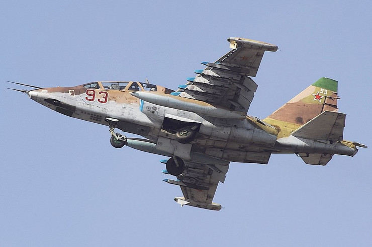 Rusiyanın  Su-25   təyyarəsi məhv edildi - FOTO 