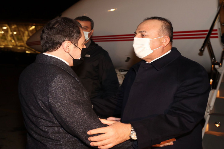 Türkiyənin xarici işlər naziri Mövlud Çavuşoğlu Azərbaycana səfərə gəlib