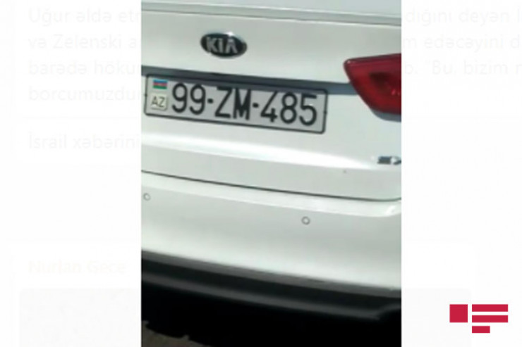 Bakıda gənci vuran avtomobil