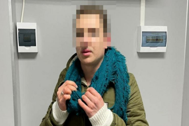 Kiyevdə kişi Rumıniyaya qaçmaq üçün görün nə etdi? -  FOTO 