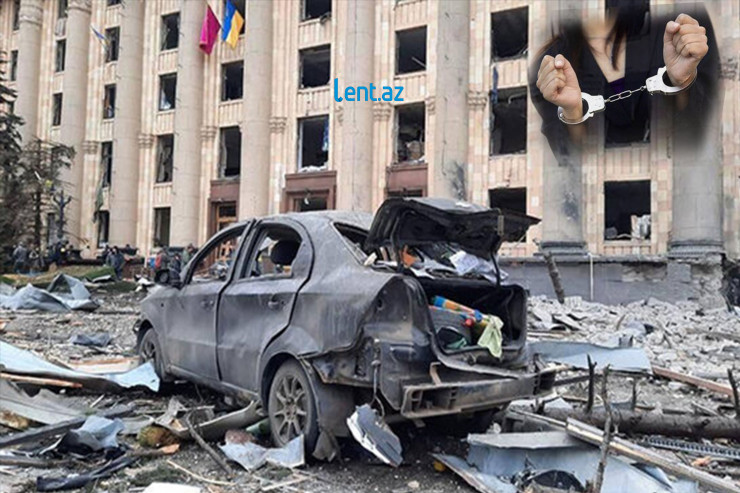 Xarkovun bombalanmasında Rusiyaya yardım edən ukraynalı qadın TUTULDU 