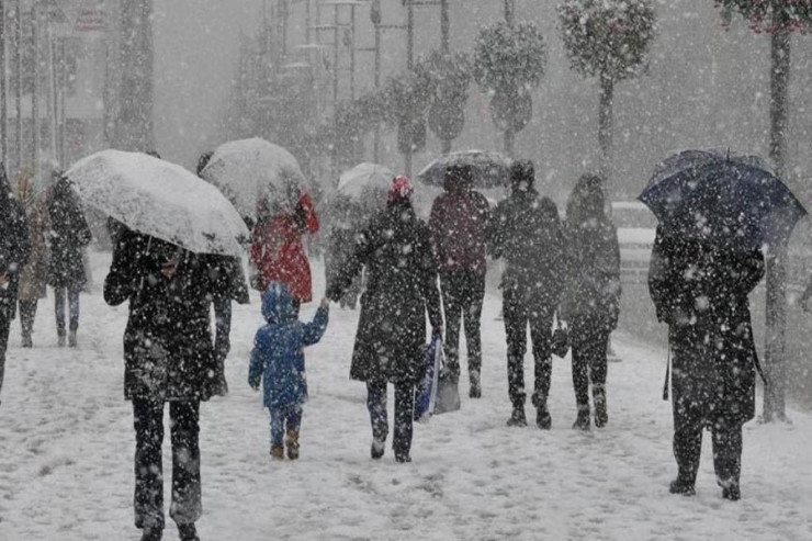 Sabah güclü qar yağacaq -  HAVA PROQNOZU 