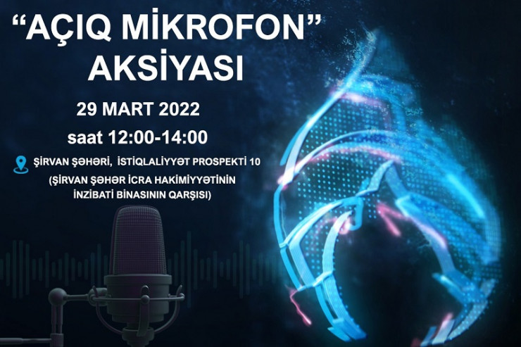 "Azəriqaz"ın növbəti "Açıq Mikrafon" u bu şəhərdə OLACAQ