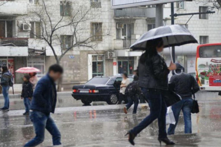 Sabah yağış yağacaq -  HAVA PROQNOZU 