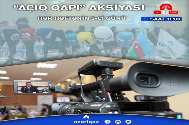 "Azəriqaz"ın növbəti  “Açıq qapı” aksiyası bu tarixdə olacaq