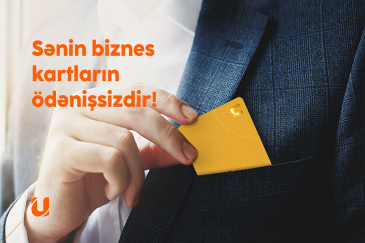 "Unibank" biznes üçün bütün kartları, hətta çatdırılmanı belə pulsuz etdi® 