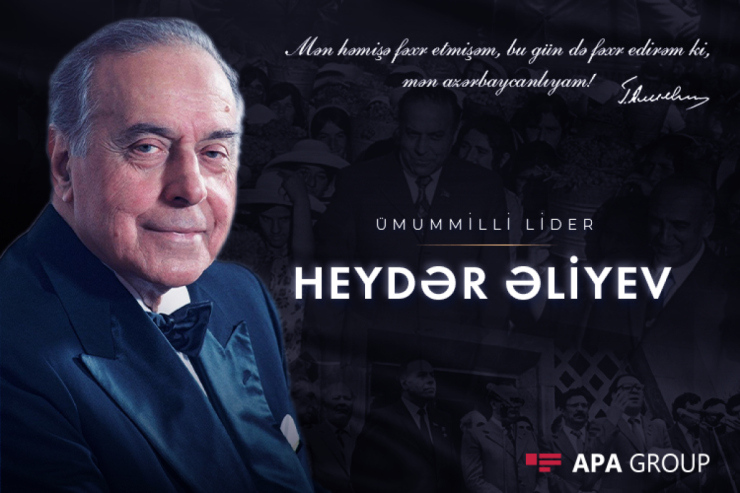 Heydər Əliyevin anadan olmasının 99-cu ildönümüdür