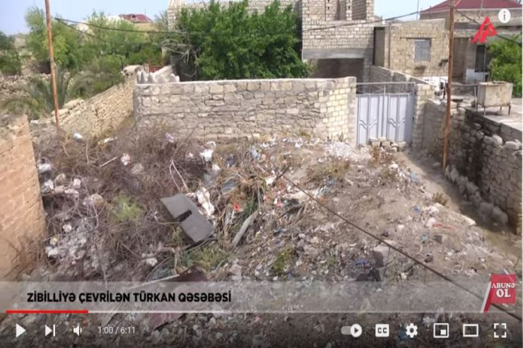 Türkanda uşaqların kabusuna çevrilən zibil quyusu -VİDEO 