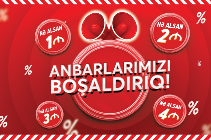 ® Al Market Mağazalar şəbəkəsi “Anbarları Boşaldır”!  -FOTO 