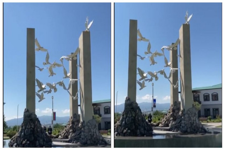 Mehriban Əliyeva Zəngilandan yeni VİDEO  paylaşdı: "Zəfər rəmzi, Sülh rəmzi" 