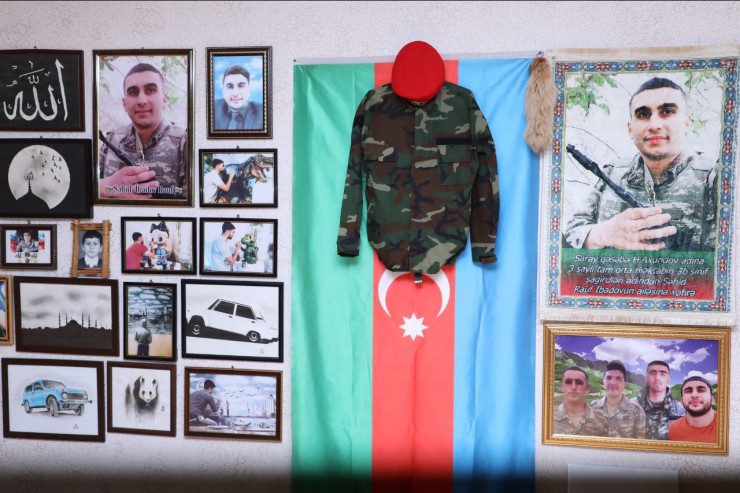 "Azəriqaz"ın rəhbəri şəhid ailələrinin EVİNDƏ - FOTO 