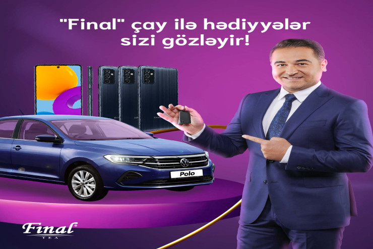 ® “Final” çayı tərəfindən təşkil edilən lotereyanın ilk tirajının qaliblərinə avtomobilləri təqdim edilib