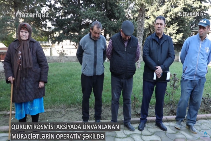 Novxanı sakinləri sayğacların rəyini  TƏLƏB ETDİ 