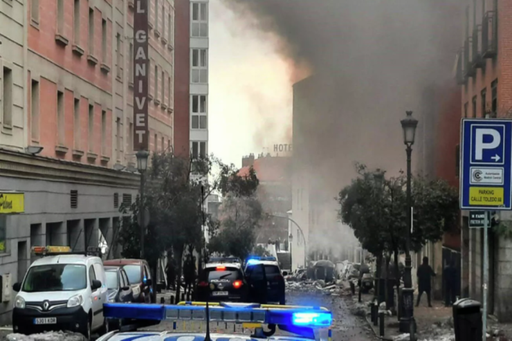 Ukraynanın Madriddəki səfirliyində  PARTLAYIŞ 