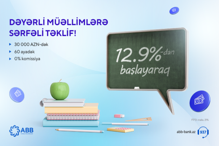 ABB-dən müəllimlərə sərfəli təklif® 