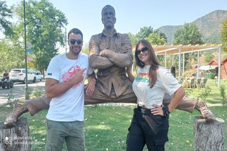 Van Damın oğlu və gəlini Vəndam kəndində - FOTO 