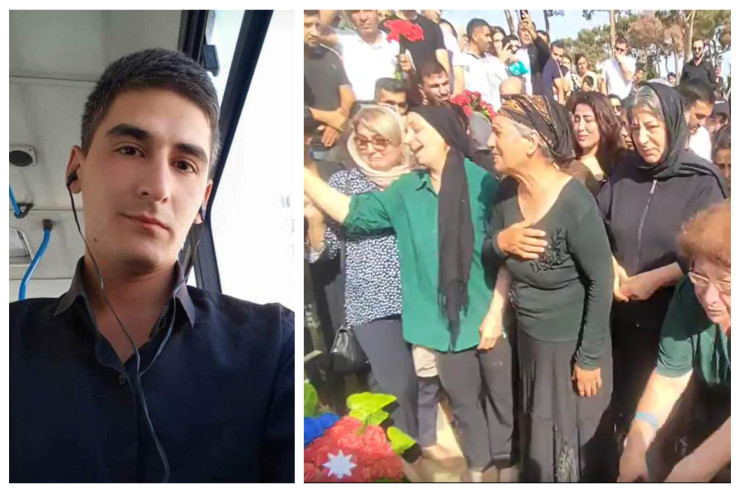 Uşaq evində böyüyən şəhidin dəfnində onlarla ana belə FƏRYAD ETDİ  - VİDEO 