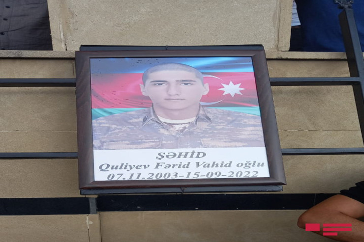 Şəhid Fərid Quliyev Lökbatanda dəfn edilib - FOTO 