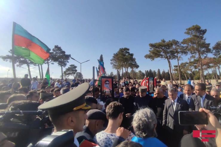 Şəhidimiz II Fəxri Xiyabanda torpağa tapşırılıb -FOTO 