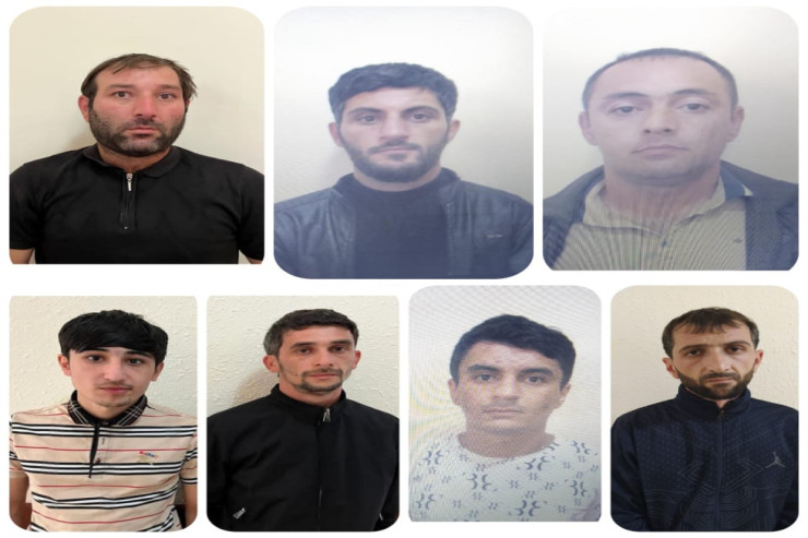 Narkotik satan 7 kişi - Onları belə saxladılar -VİDEO 