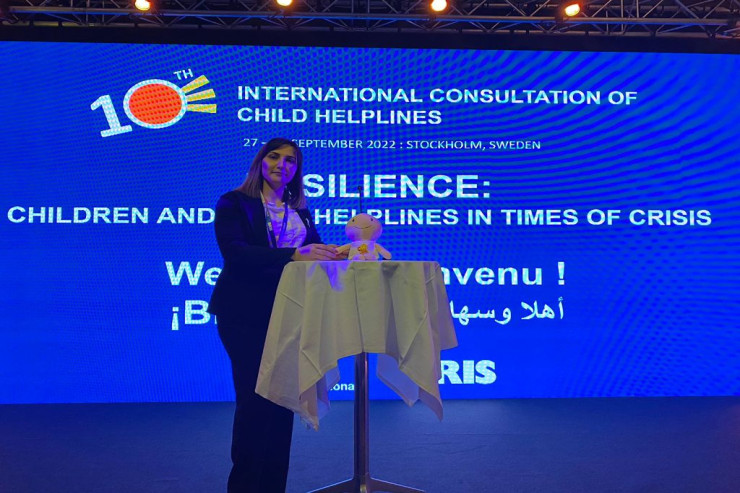 "Azercell"in “Uşaq Qaynar Xətt”i Stokholm konfransında ® 