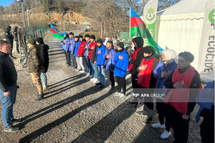 Laçın-Xankəndi yolu: Aksiyanın 123-cü günü    -FOTO 