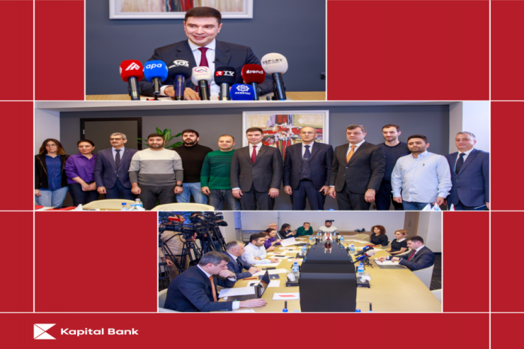 "Kapital Bank"ın sədri mətbuat konfransı keçirib