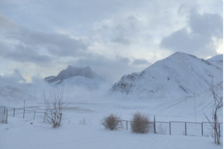 Bu yerlərə  qar yağıb    - FAKTİKİ HAVA