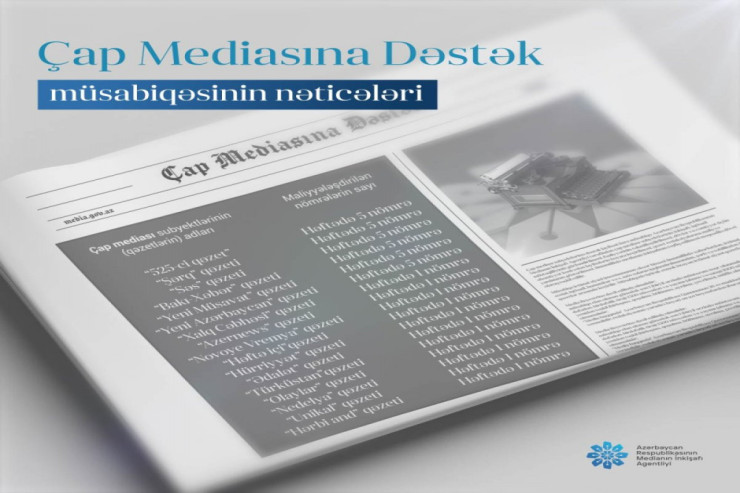 Qəzetlər və saytlarla bağlı müsabiqənin  NƏTİCƏLƏRİ 