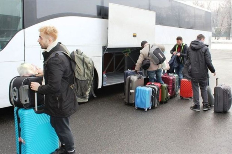 Azərbaycanlıların zəlzələ bölgəsindən təxliyə qrafiki  