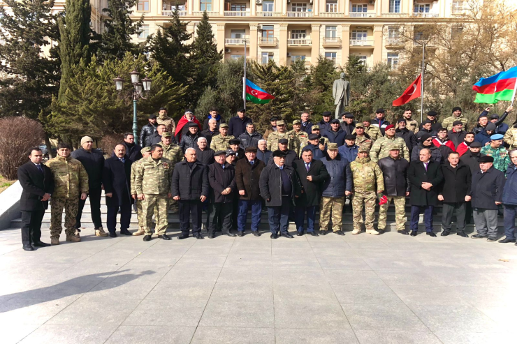 Bakıda Türkiyəyə dəstək aksiyası keçirildi - VİDEO 