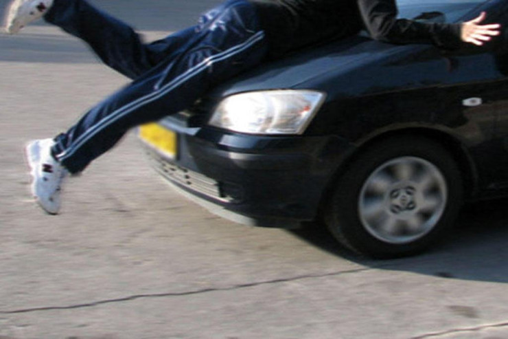 65 yaşlı kişini maşın vurub öldürdü