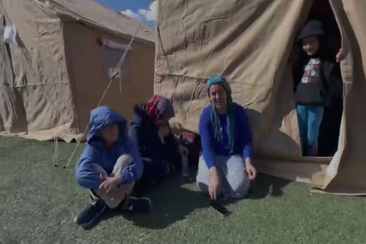 FHN-in Kahramanmaraşda qurduğu çadırlarda qalanlar İlham Əliyevə təşəkkür etdi - VİDEO 