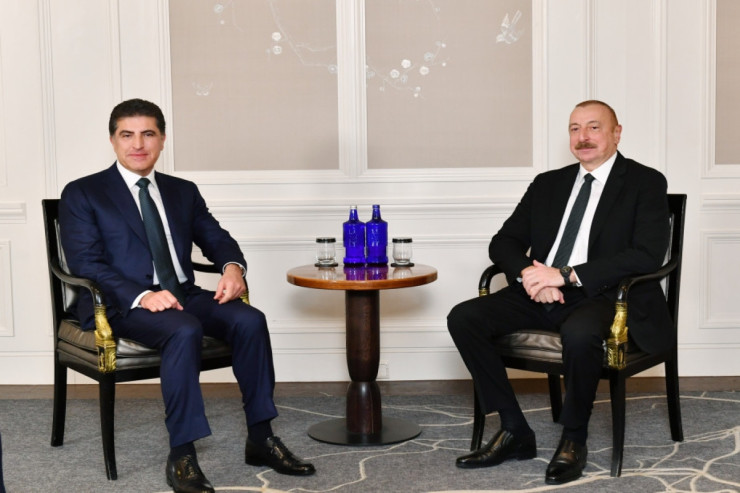 Prezident Münxendə İraq Kürdüstan Regional Hökumətinin başçısı ilə görüşüb