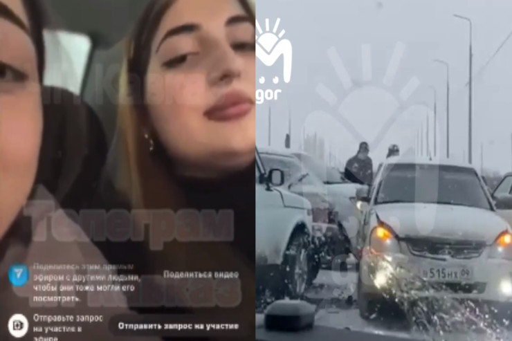 “Tiktok”da canlı açan qızlar  qəza törətdi -  4 NƏFƏR ÖLDÜ - VİDEO 