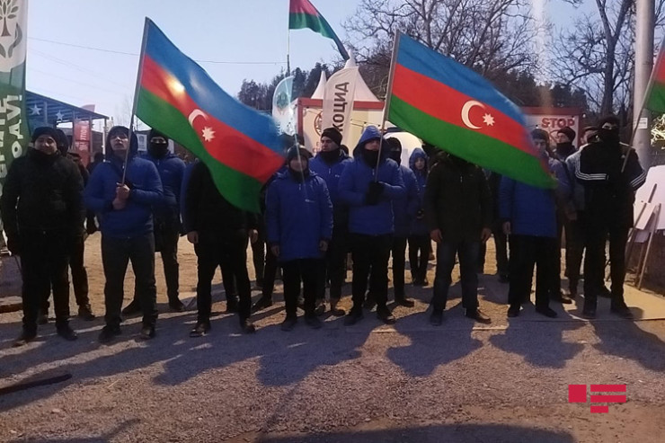 Laçın-Xankəndi yolunda etirazlar 24 gündür davam edir - FOTO  - VİDEO 