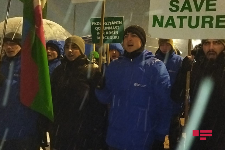 Ekofəallar 28 gündür  aksiyanı davam etdirir - FOTO  - VİDEO 