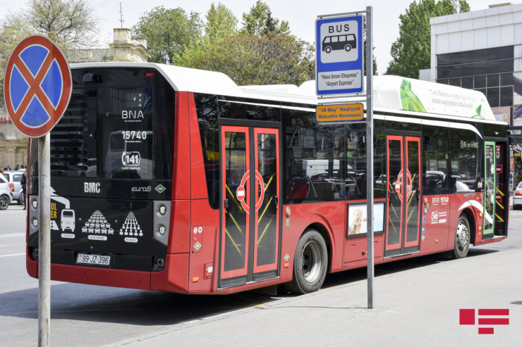 Bakıda 144 avtobus gecikir